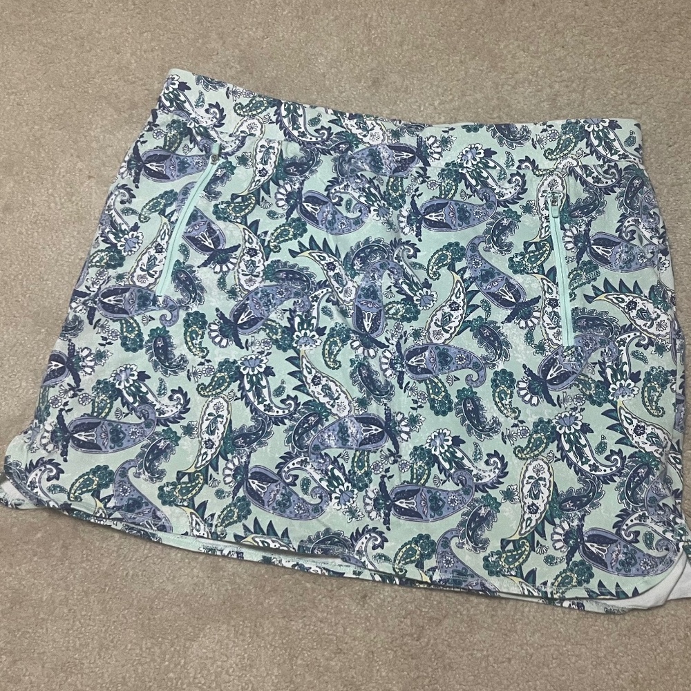 Talbots paisley skort - 2xP